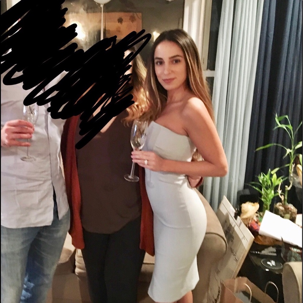 Elizabeth and James Strapless Dress